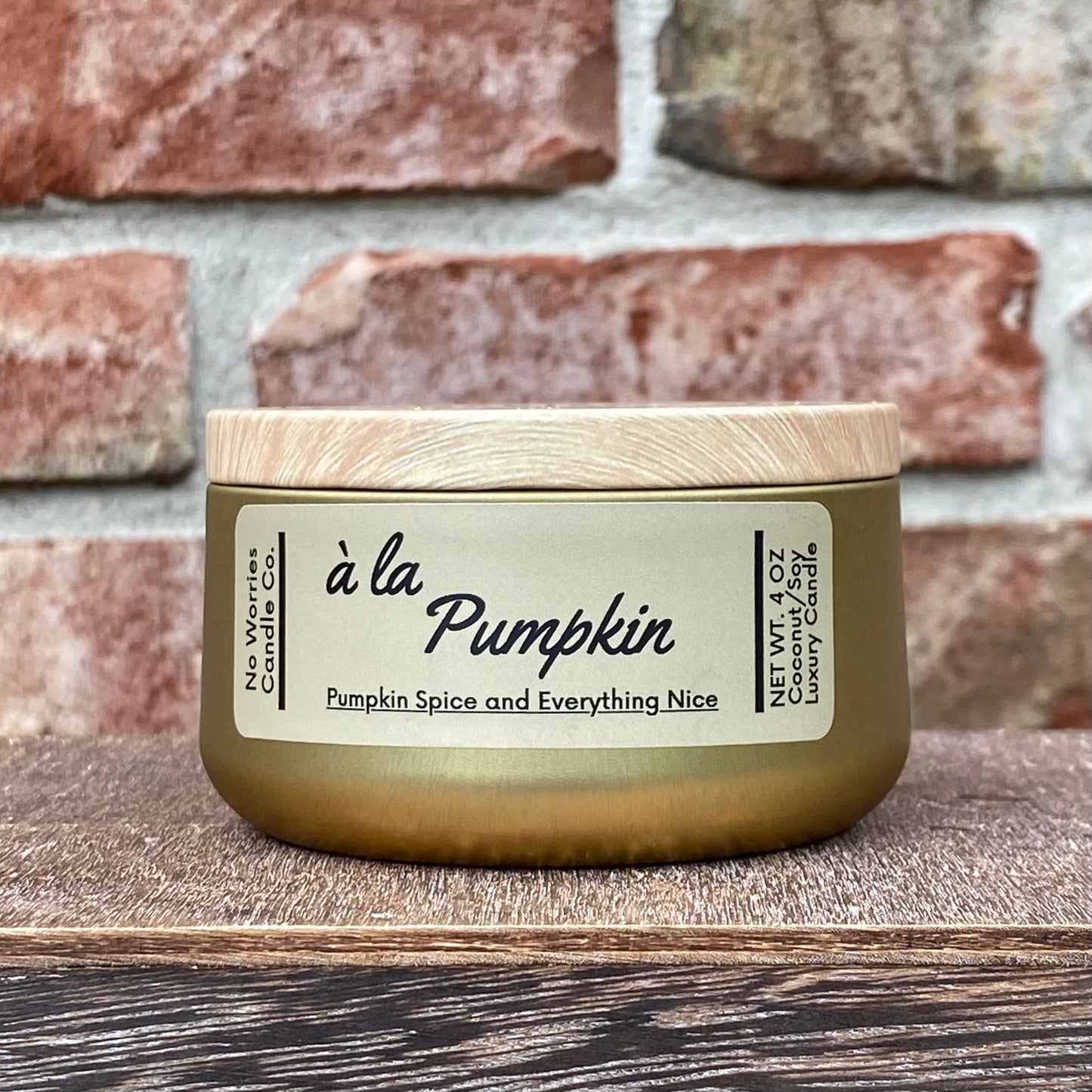 Coconut/Soy Luxury Candle - à la Pumpkin