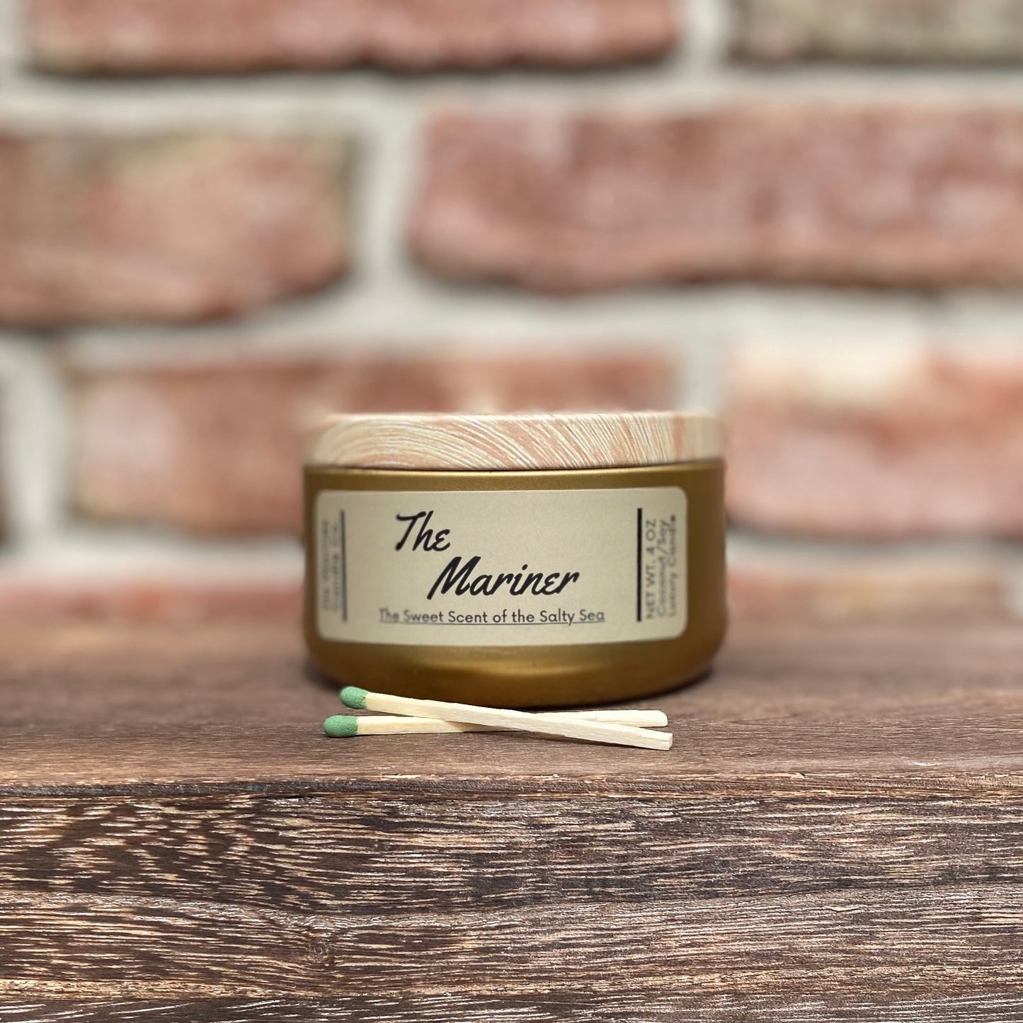 Coconut/Soy Luxury Candle - The Mariner - No Worries Candle Co.