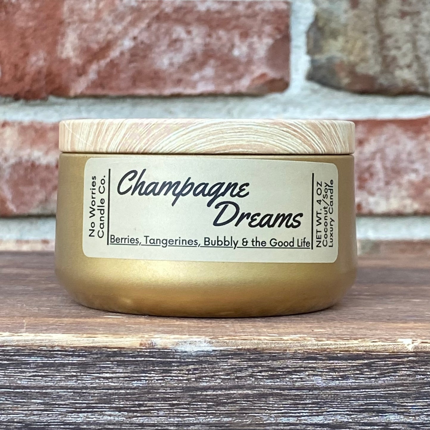 Coconut/Soy Luxury Candle - Champagne Dreams