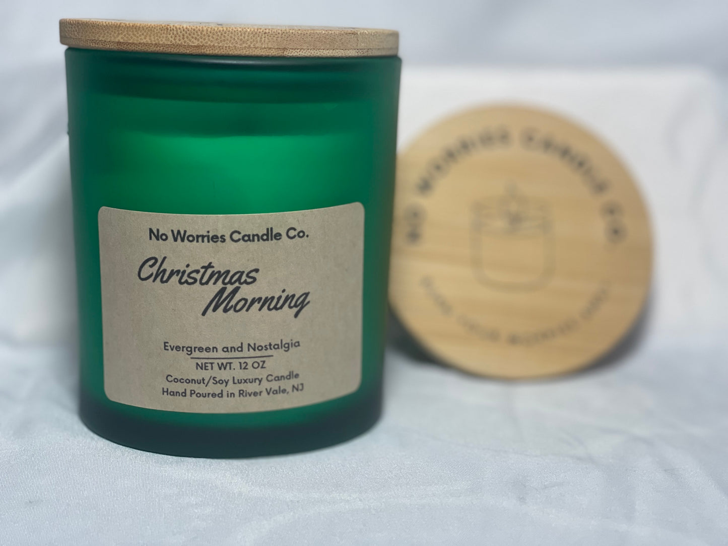 Coconut/Soy Luxury Candle - Christmas Morning - No Worries Candle Co.