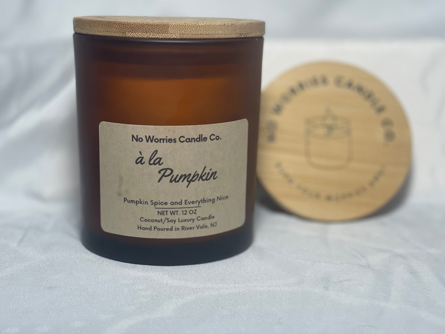 Coconut/Soy Luxury Candle - à la Pumpkin - No Worries Candle Co.