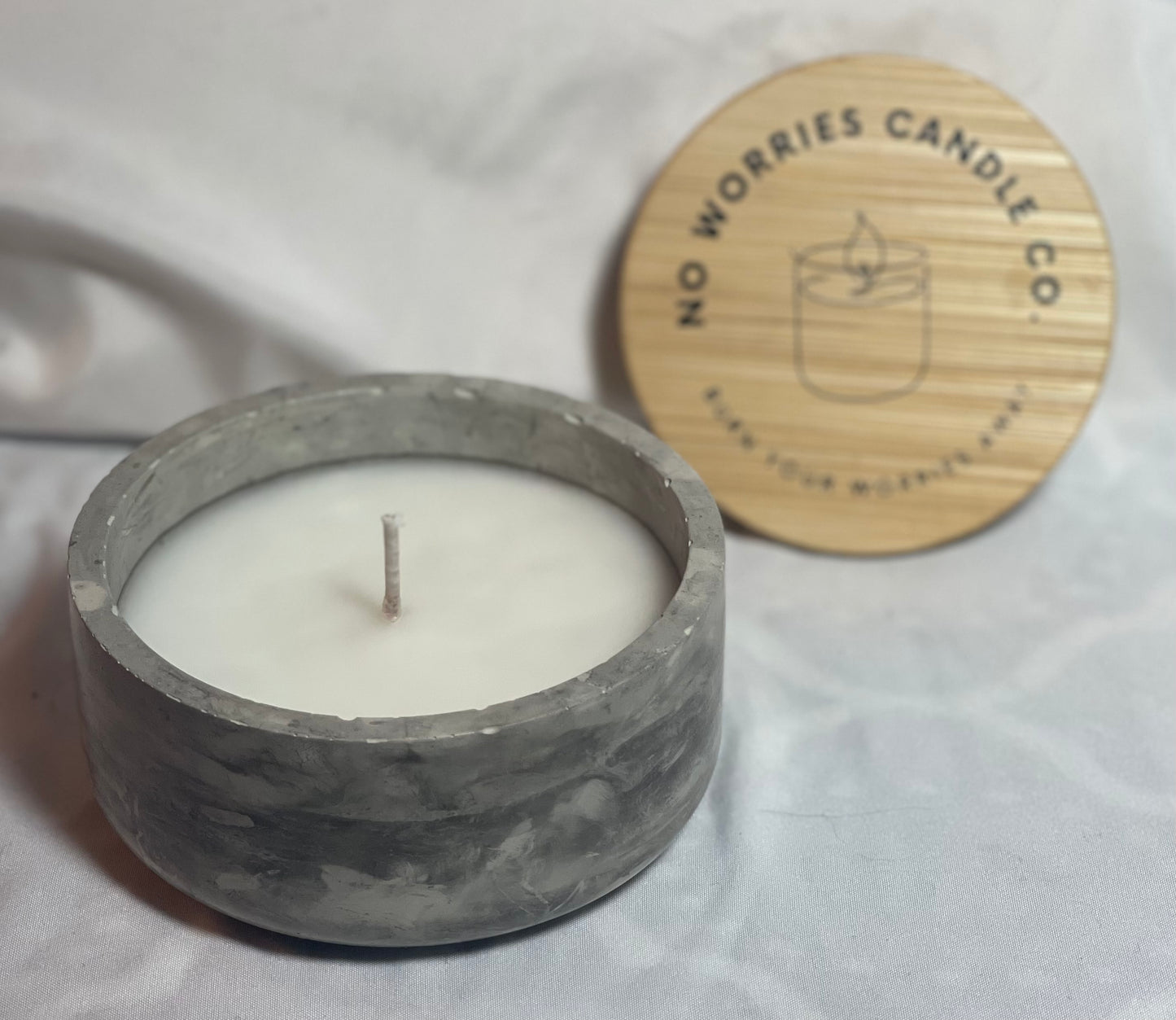 Custom Hardscape Candle