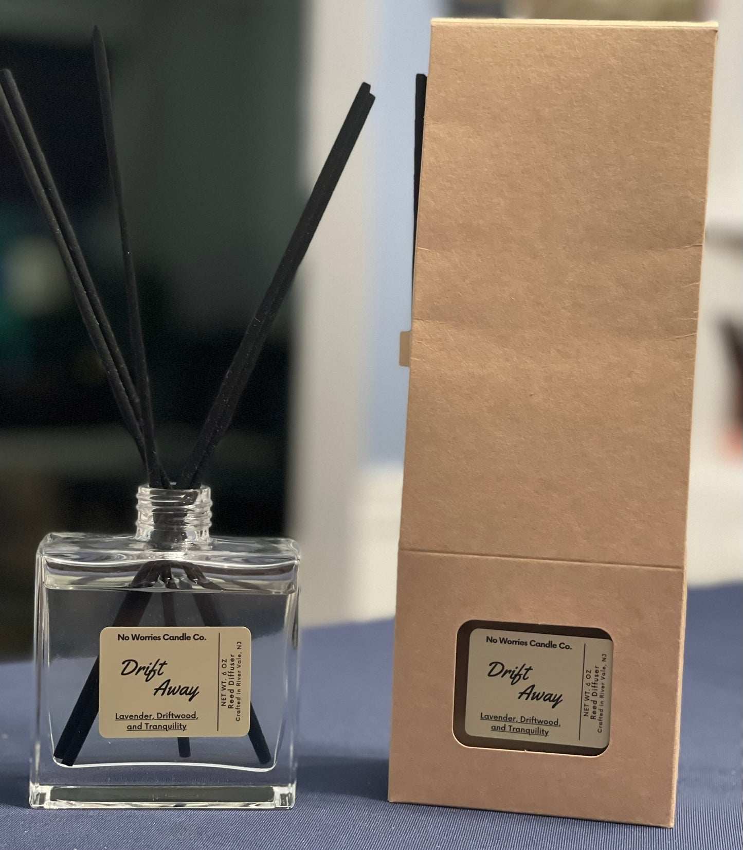 Reed Diffuser - Drift Away - No Worries Candle Co.