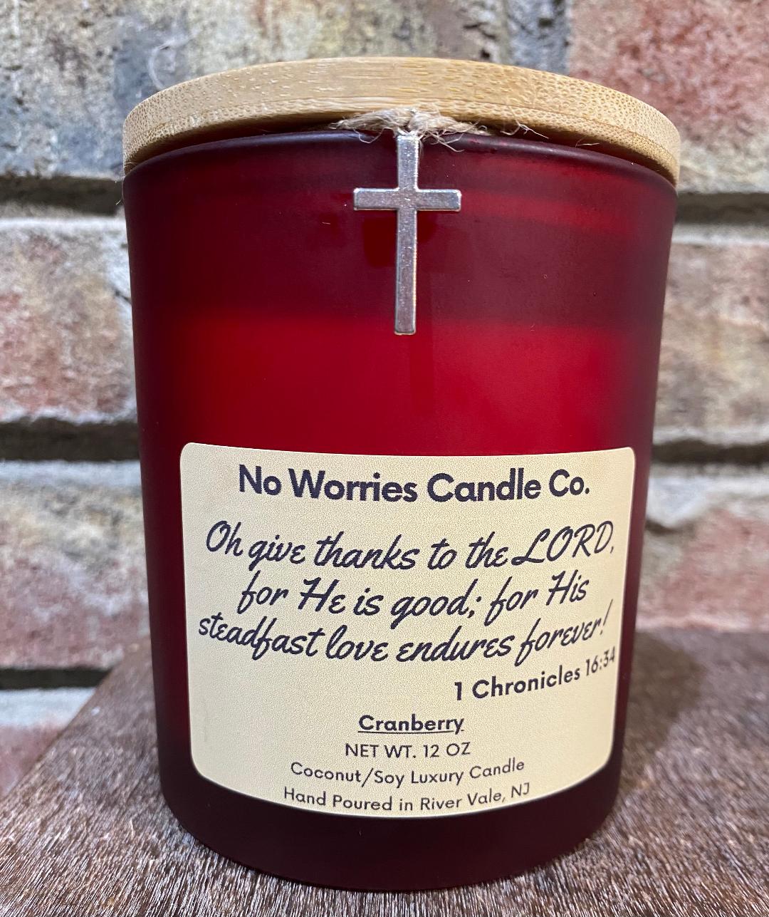 Coconut/Soy Luxury Candle - Cranberry