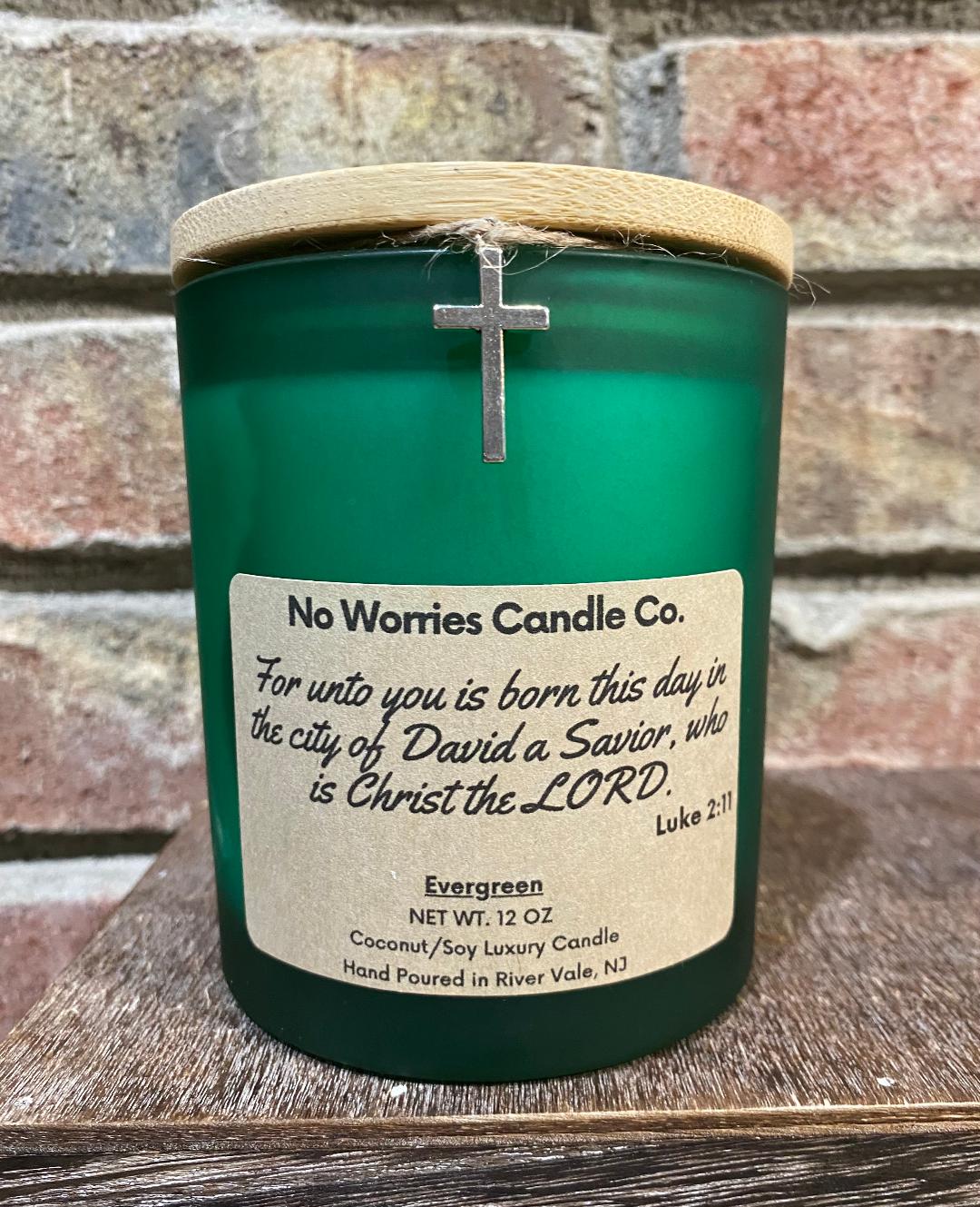 Coconut/Soy Luxury Candle - Evergreen