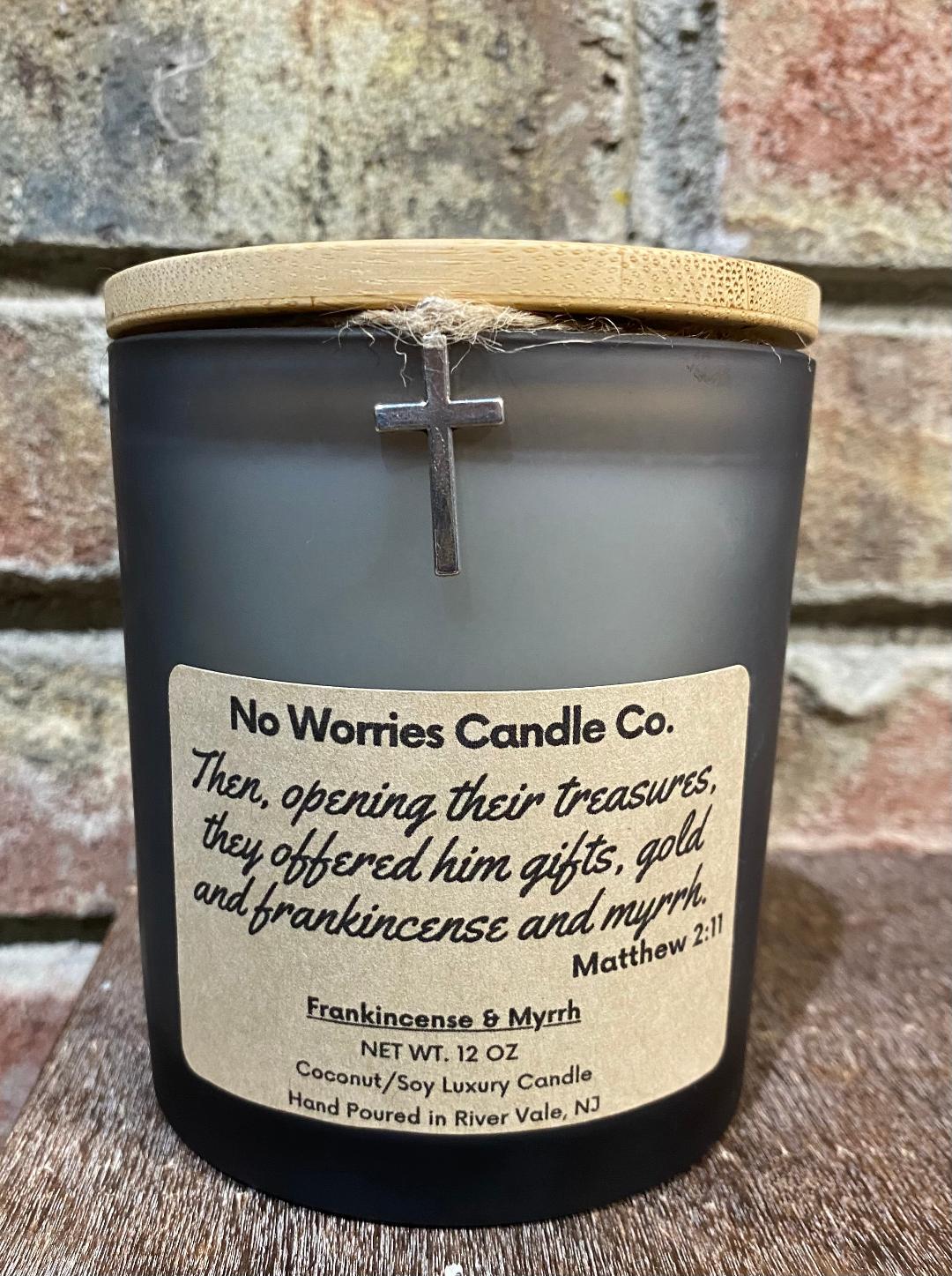 Coconut/Soy Luxury Candle - Frankincense & Myrrh