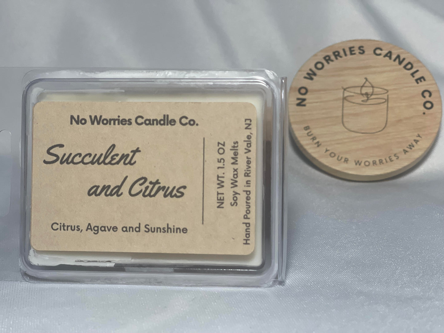 Wax Melts - Succulent and Citrus - No Worries Candle Co.