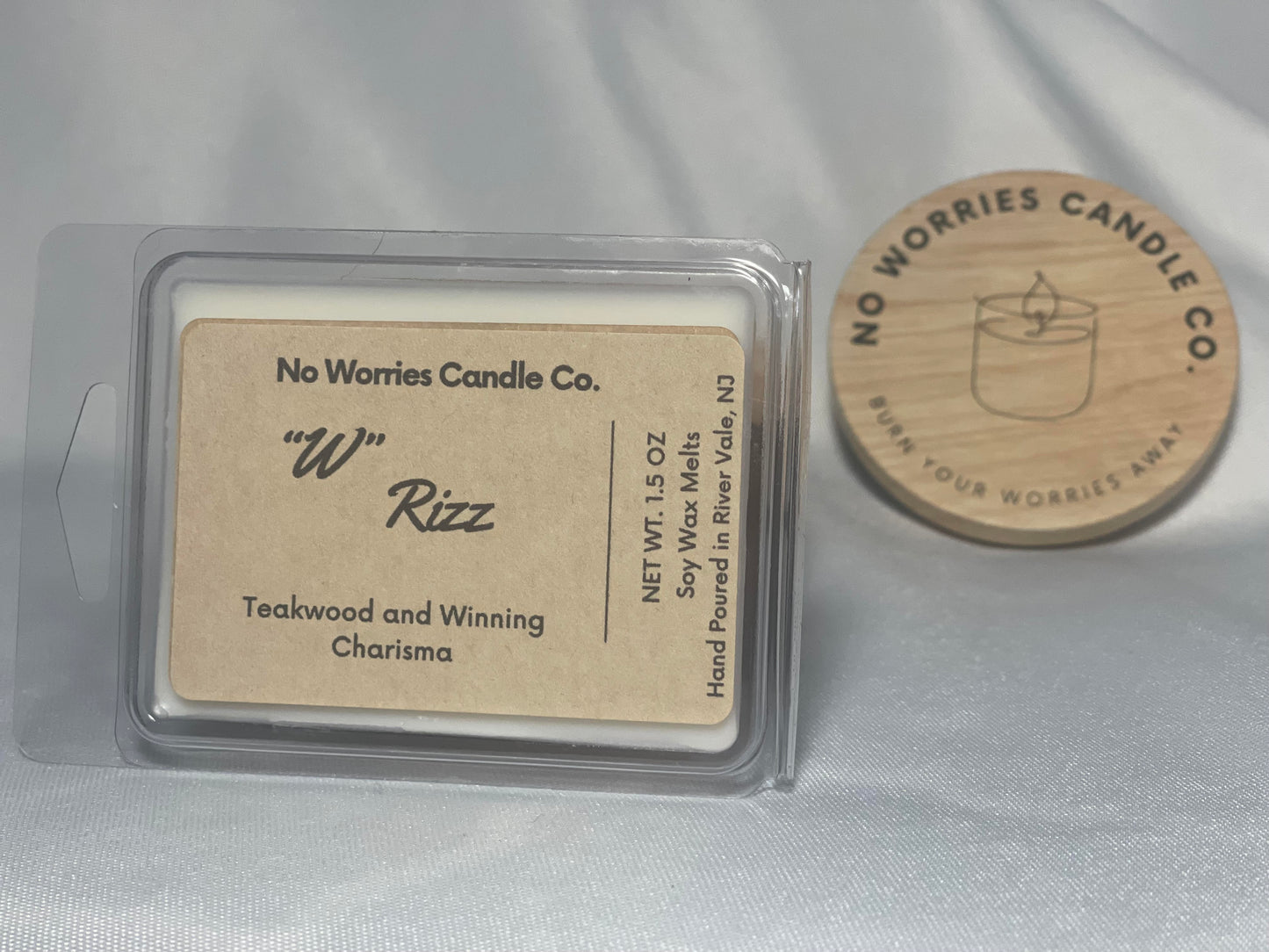 Wax Melts - "W" Rizz - No Worries Candle Co.