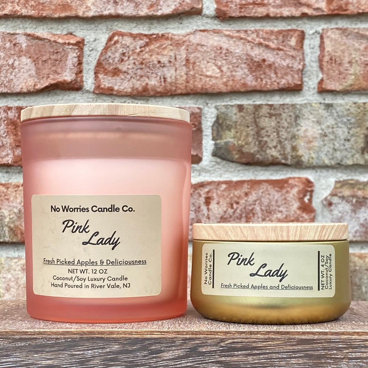 Coconut/Soy Luxury Candle - Pink Lady