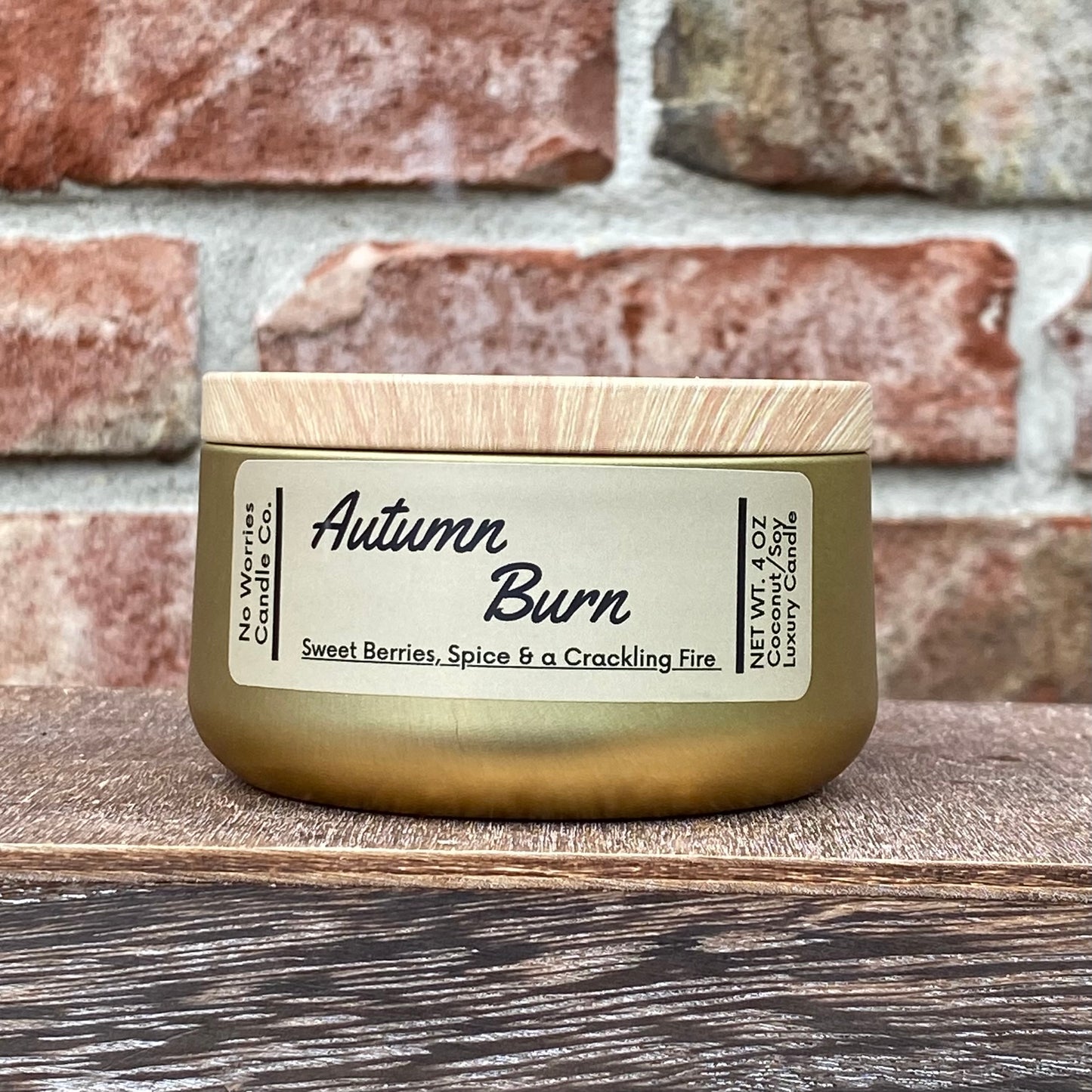 Coconut/Soy Luxury Candle - Autumn  Burn
