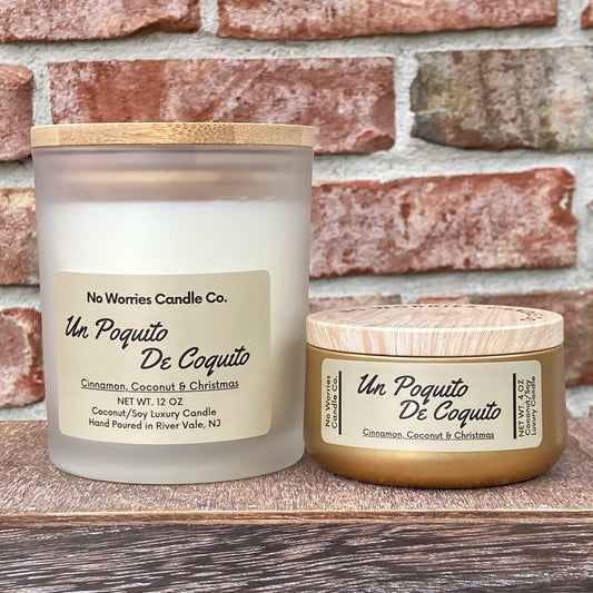 Coconut/Soy Luxury Candle -Un Poquito De Coquito