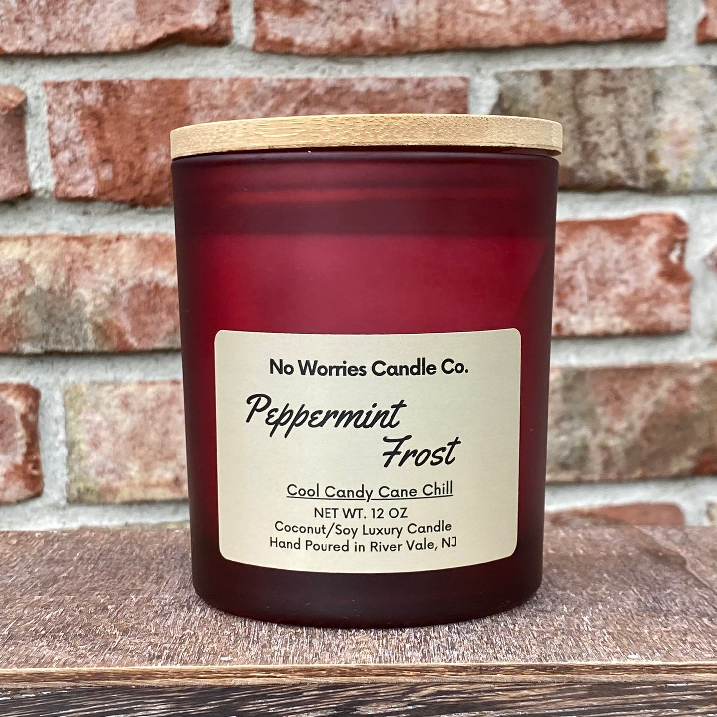 Coconut/Soy Luxury Candle - Peppermint Frost