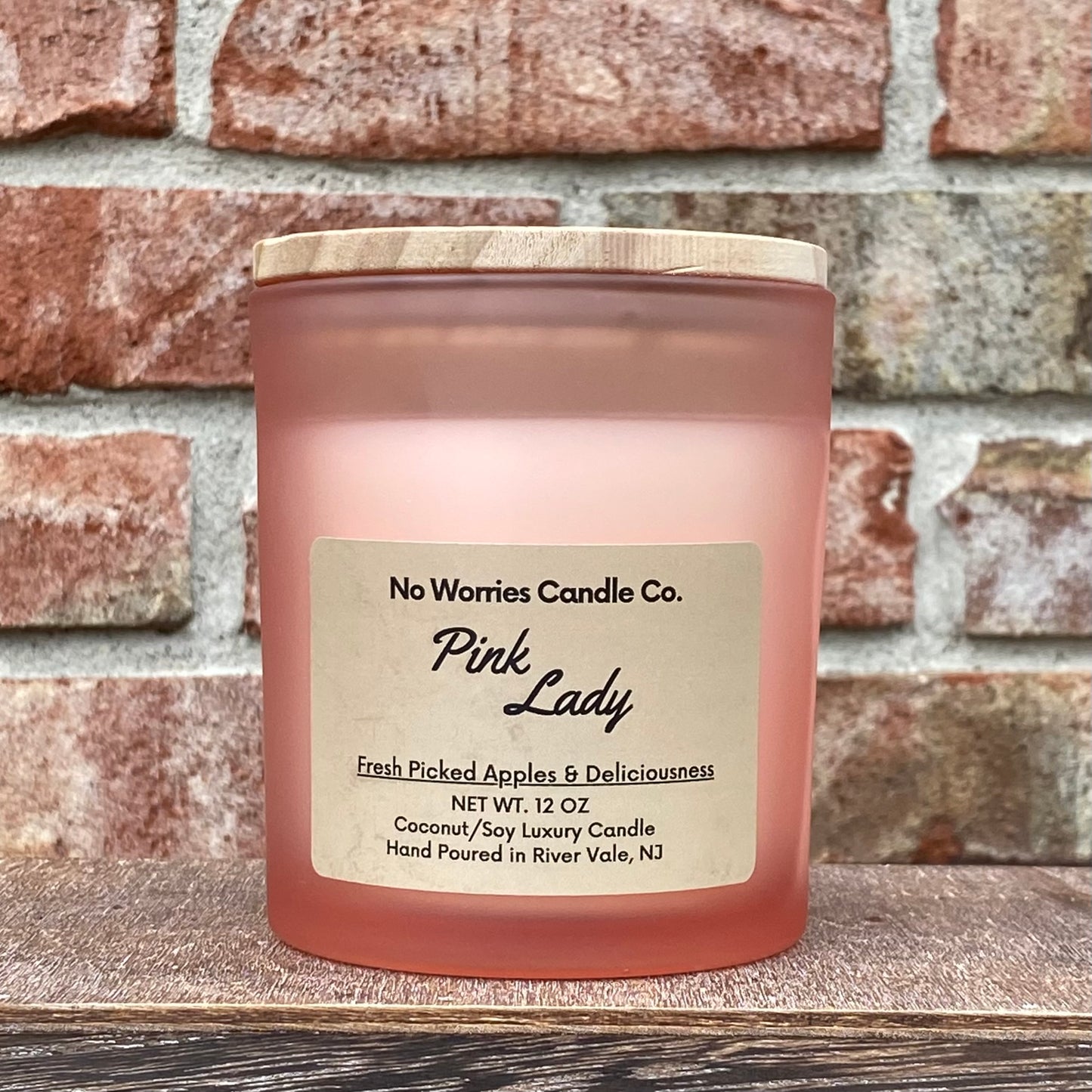 Coconut/Soy Luxury Candle - Pink Lady