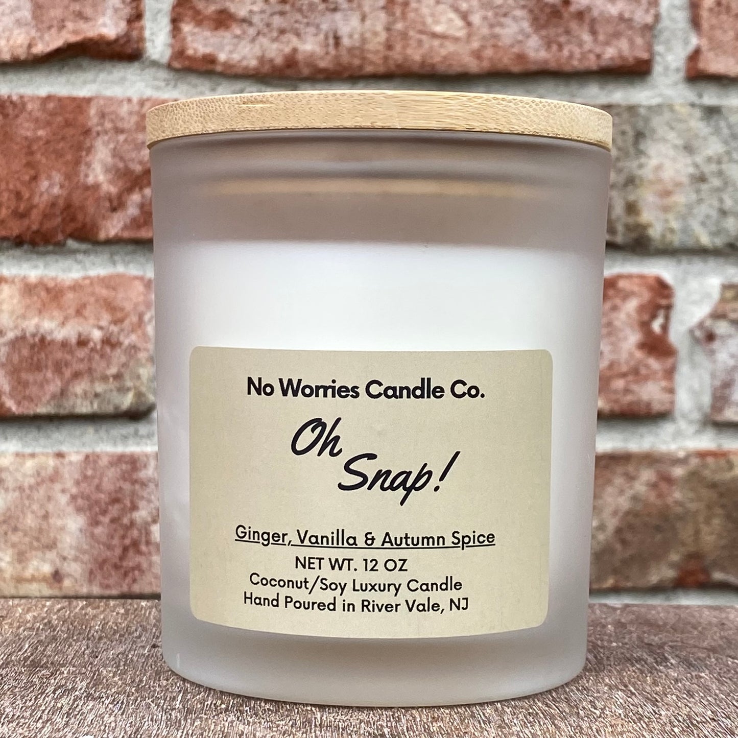 Coconut/Soy Luxury Candle - Oh Snap