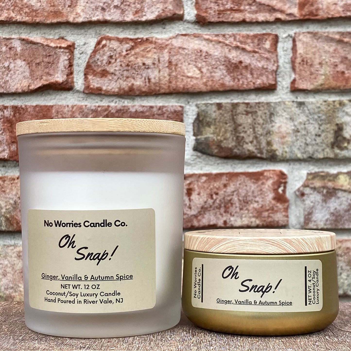 Coconut/Soy Luxury Candle - Oh Snap