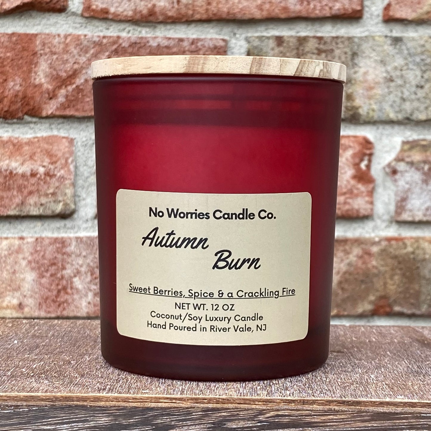 Coconut/Soy Luxury Candle - Autumn  Burn