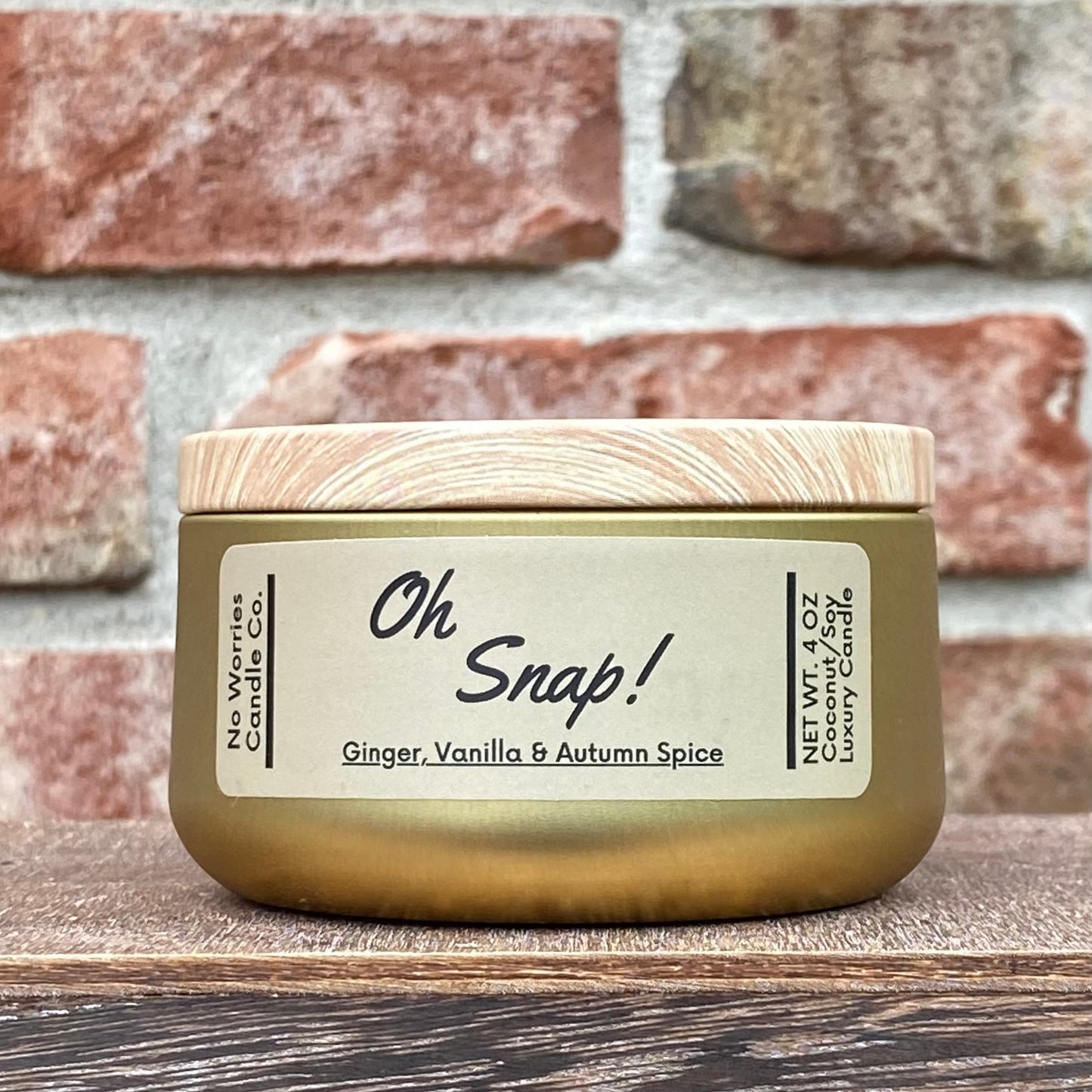 Coconut/Soy Luxury Candle - Oh Snap