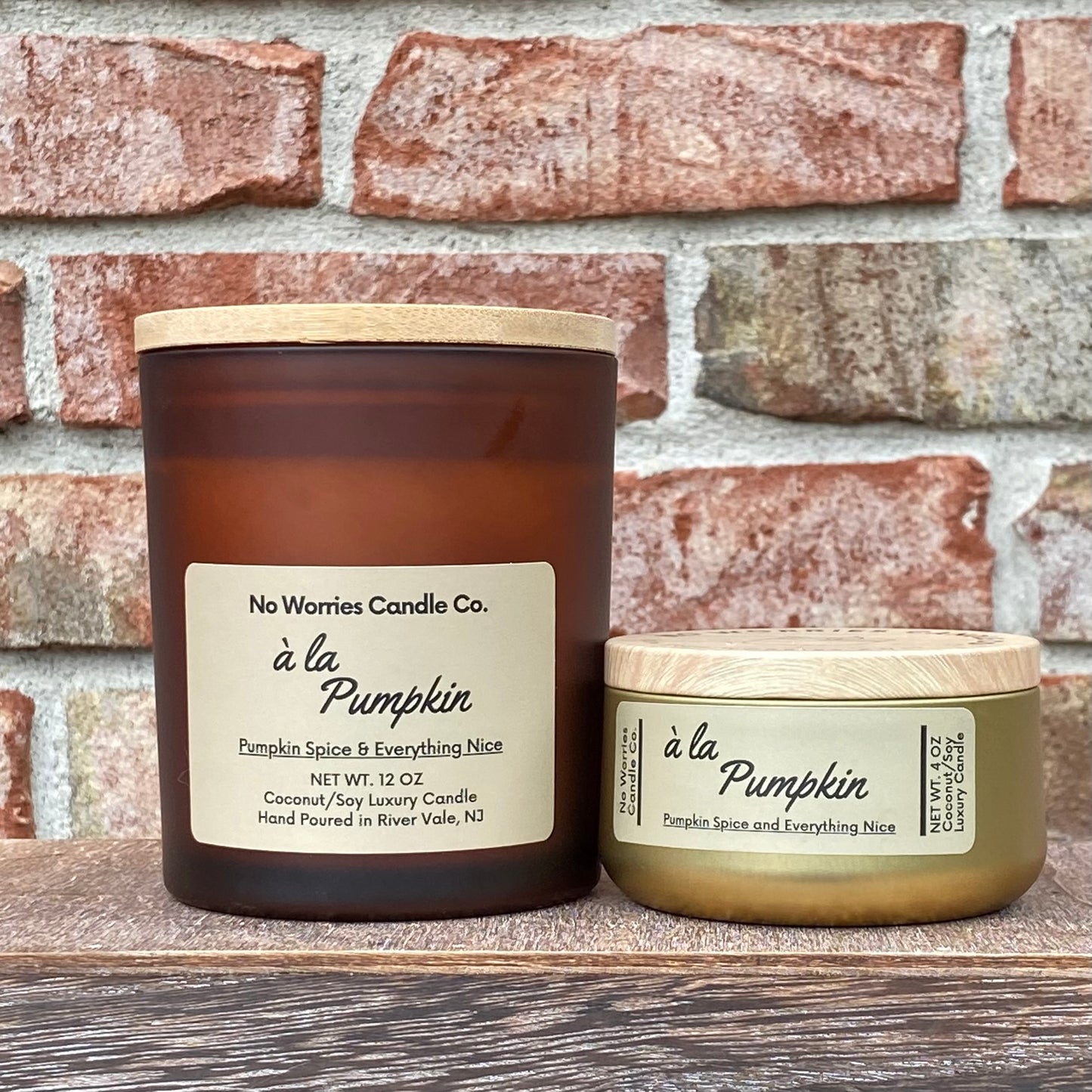 Coconut/Soy Luxury Candle - à la Pumpkin