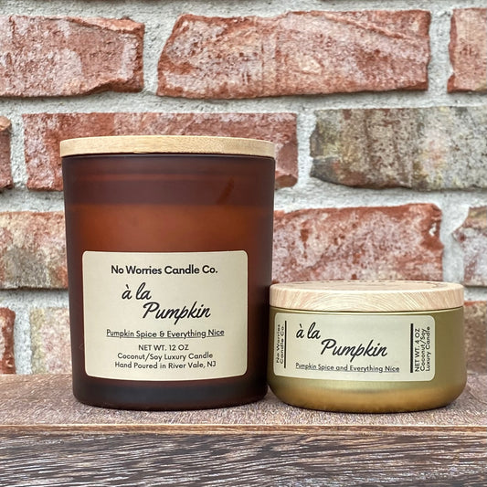 Coconut/Soy Luxury Candle - à la Pumpkin