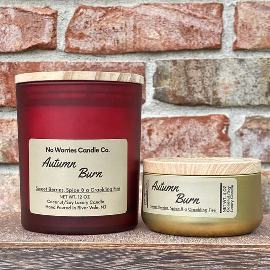 Coconut/Soy Luxury Candle - Autumn  Burn