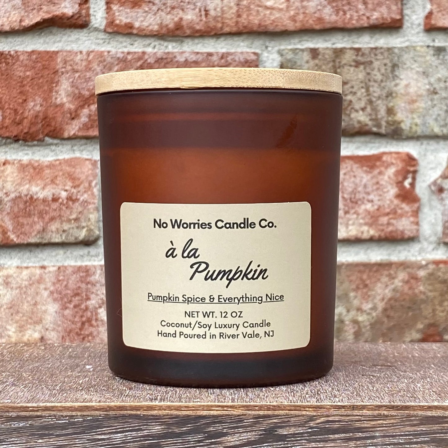 Coconut/Soy Luxury Candle - à la Pumpkin