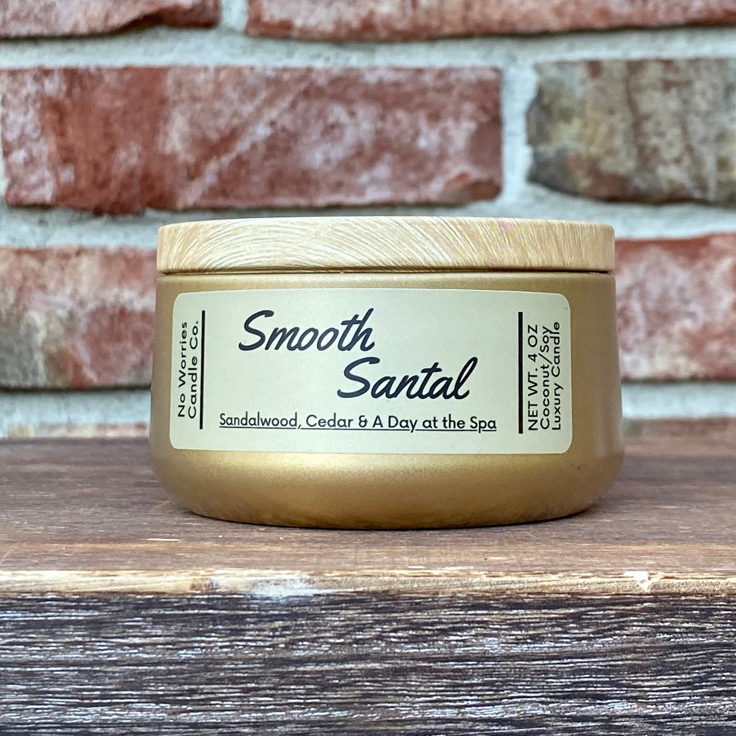 Coconut/Soy Luxury Candle - Smooth Santal