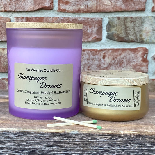 Coconut/Soy Luxury Candle - Champagne Dreams