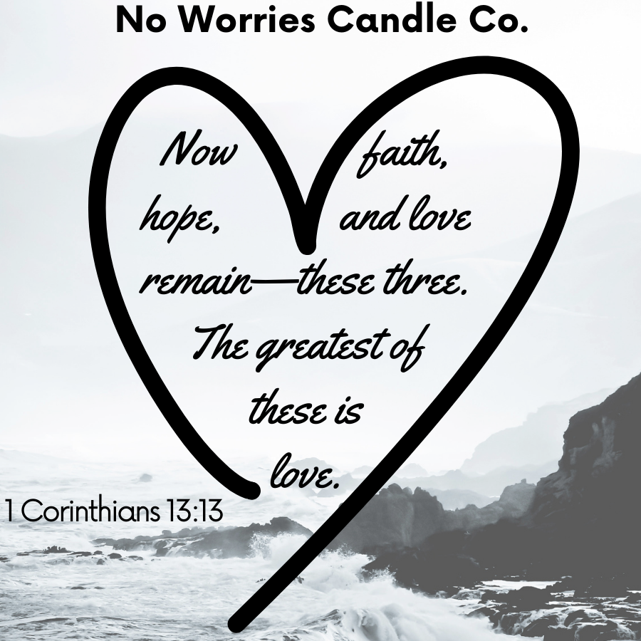 Coconut/Soy Luxury Candle - Endless Love - No Worries Candle Co.
